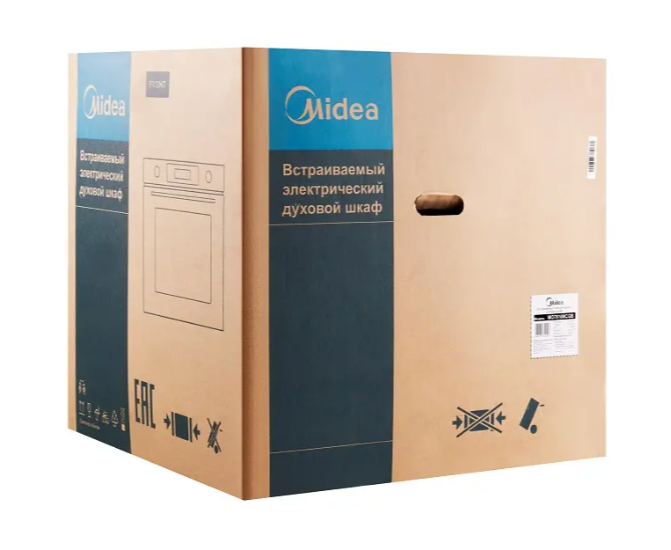 Электрический духовой шкаф встраиваемый Midea MO78100CGB Электрический духовой шкаф встраиваемый Midea MO78100CGB