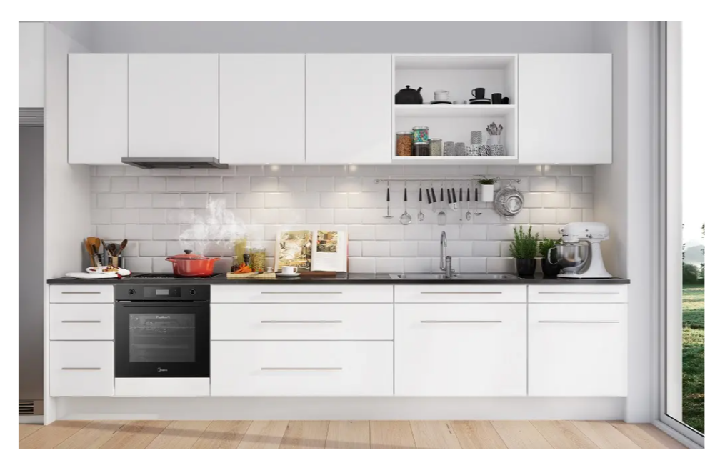 Электрический духовой шкаф встраиваемый Midea MO78100CGB Электрический духовой шкаф встраиваемый Midea MO78100CGB